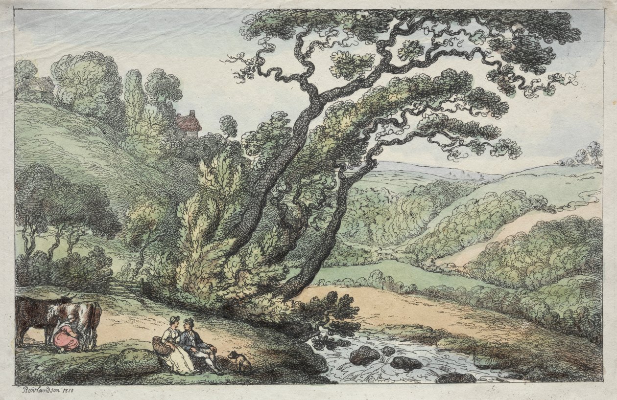 Uma visão da Cornualha de Thomas Rowlandson