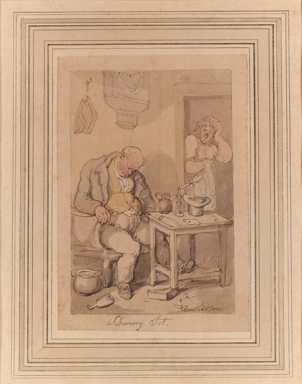 Um Sono Sonolento de Thomas Rowlandson