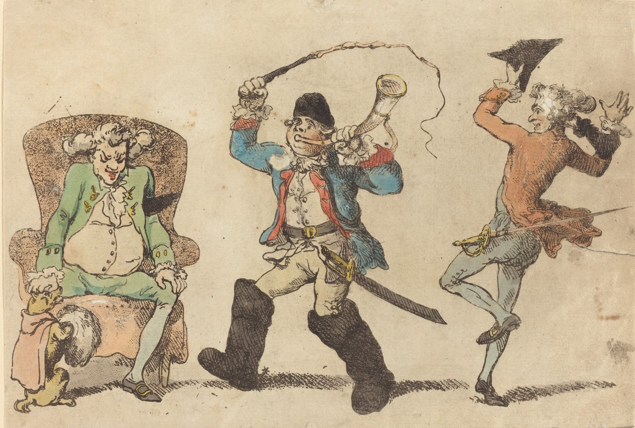 Um francês, em Novembro de 1788. de Thomas Rowlandson