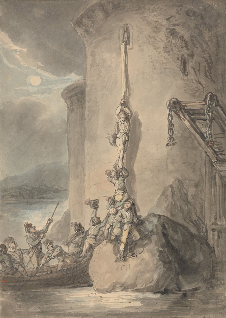Uma Aventura Militar de Thomas Rowlandson