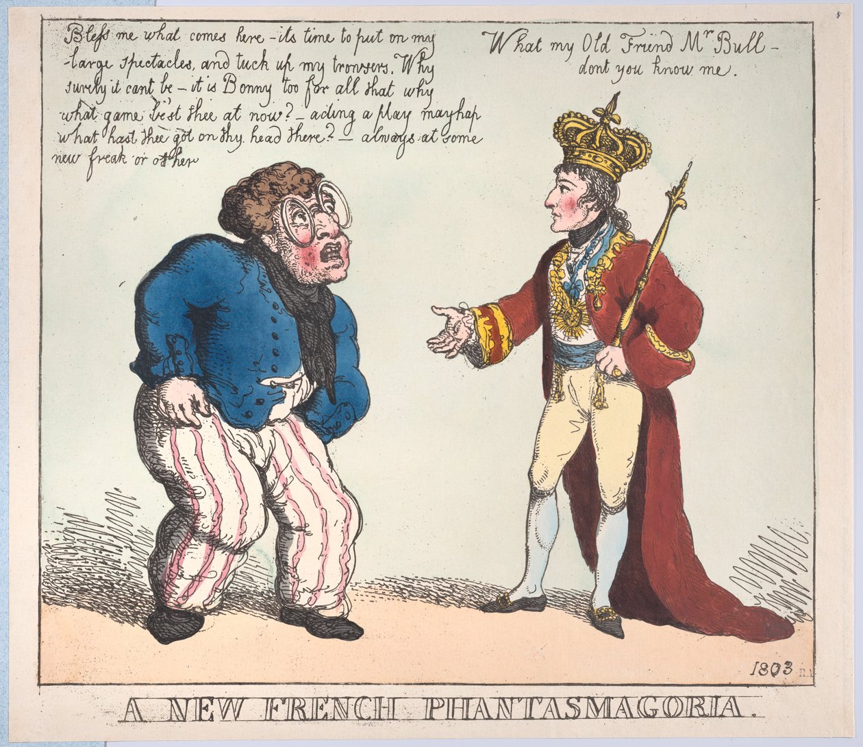 A New French Phantasmagoria, 1803., 1803. de Thomas Rowlandson