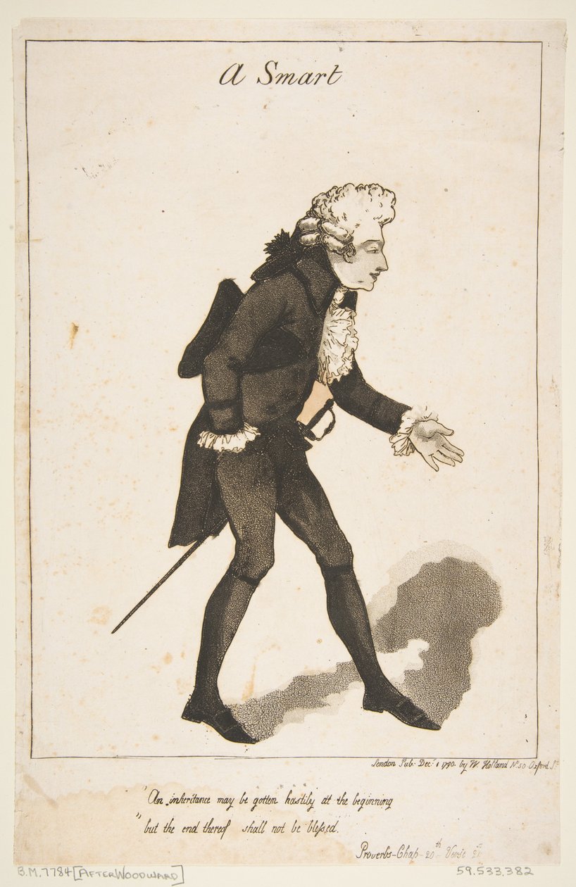 A Smart, 1 de dezembro de 1790. de Thomas Rowlandson