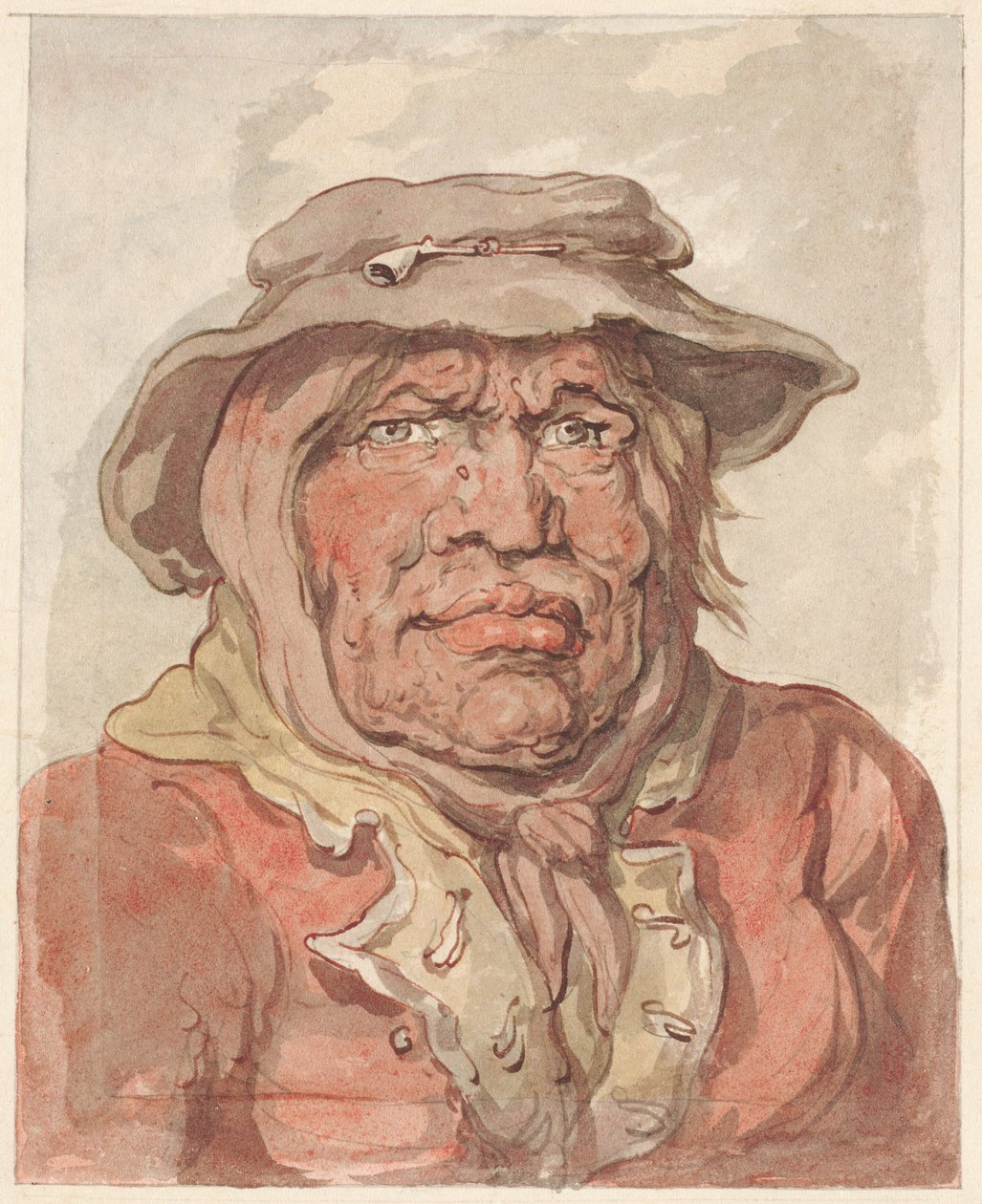 A viúva de um soldado de Thomas Rowlandson
