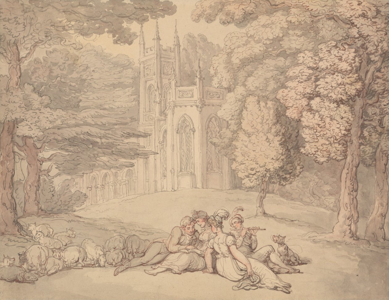 Um idílio de verão de Thomas Rowlandson