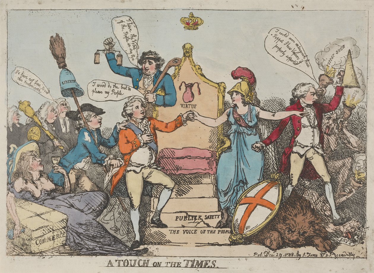 Um toque dos tempos de Thomas Rowlandson