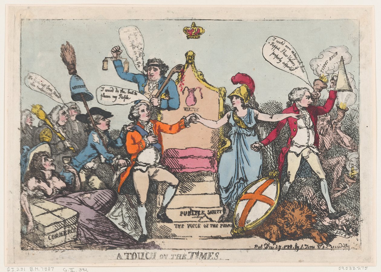 A Touch on the Times, 29 de dezembro de 1788., 29 de dezembro de 1788. de Thomas Rowlandson