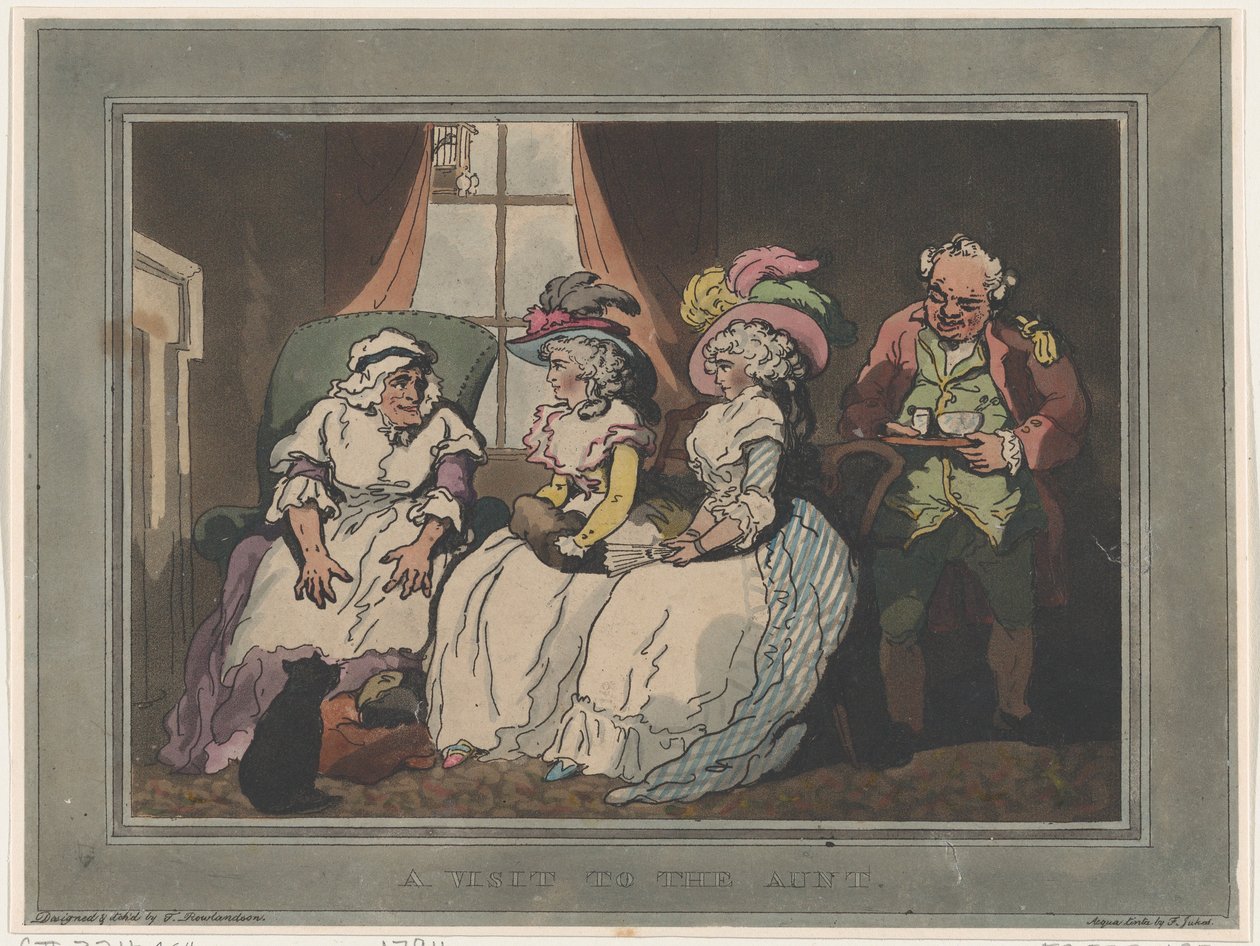 Uma visita à tia, 20 de dezembro de 1794., 20 de dezembro de 1794 de Thomas Rowlandson