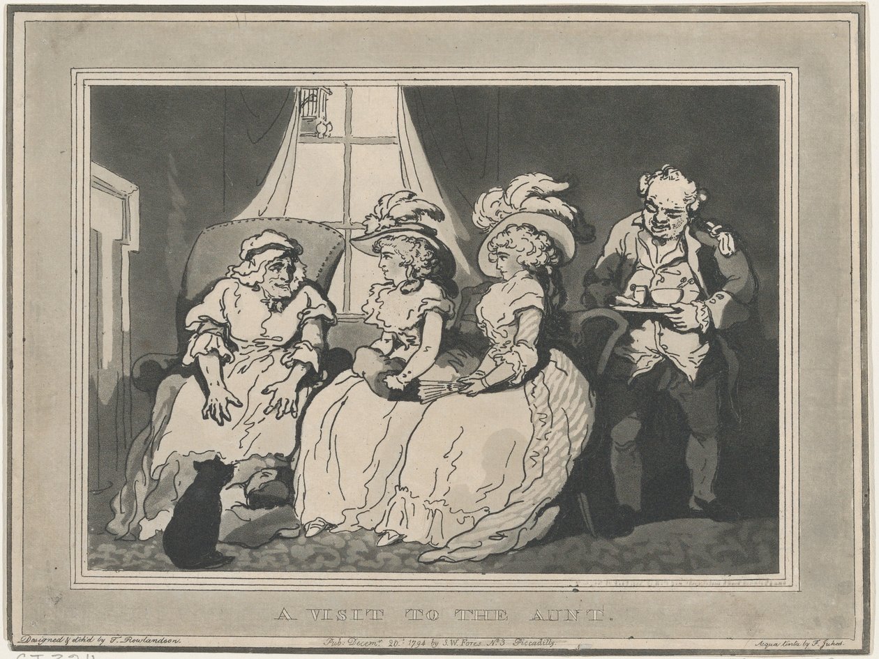 Uma Visita à Tia, 20 de dezembro de 1794., 20 de dezembro de 1794. de Thomas Rowlandson