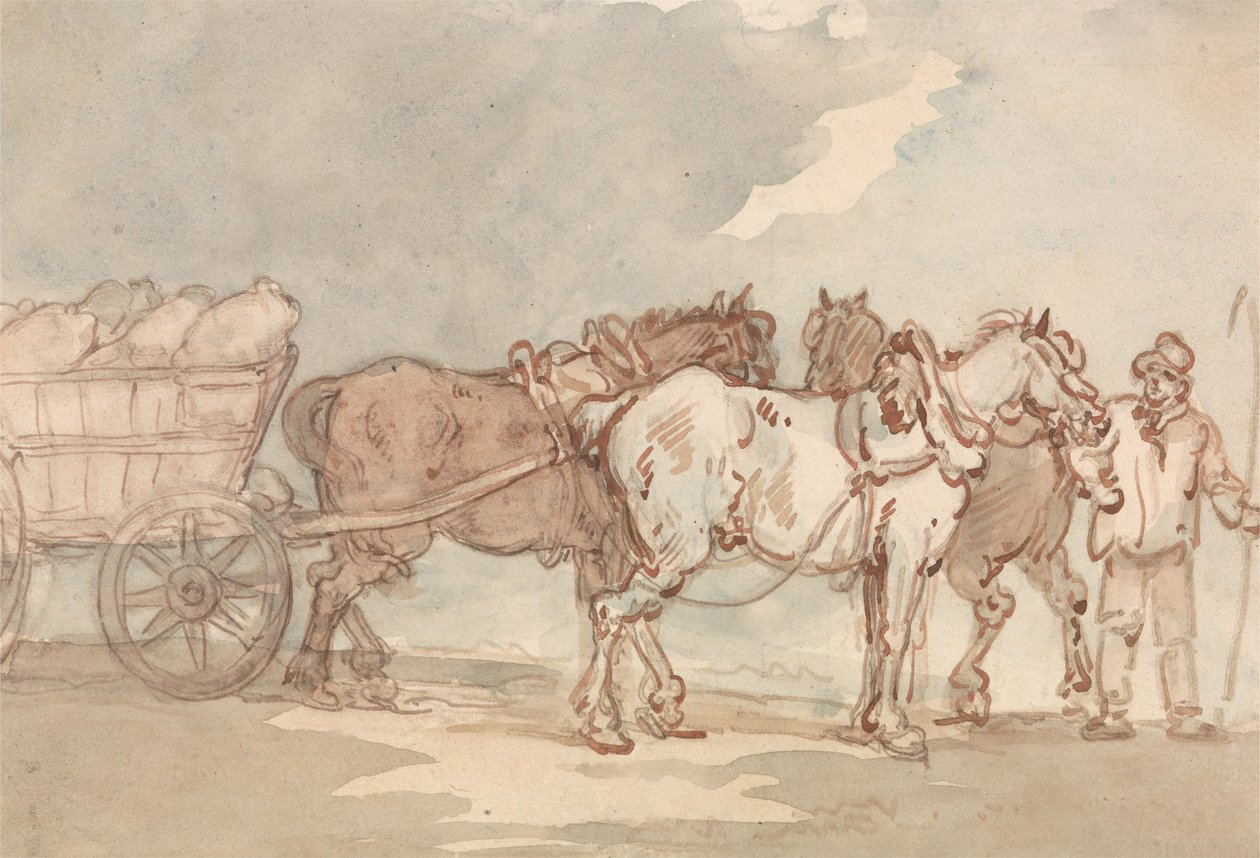 A Waggoner de Thomas Rowlandson