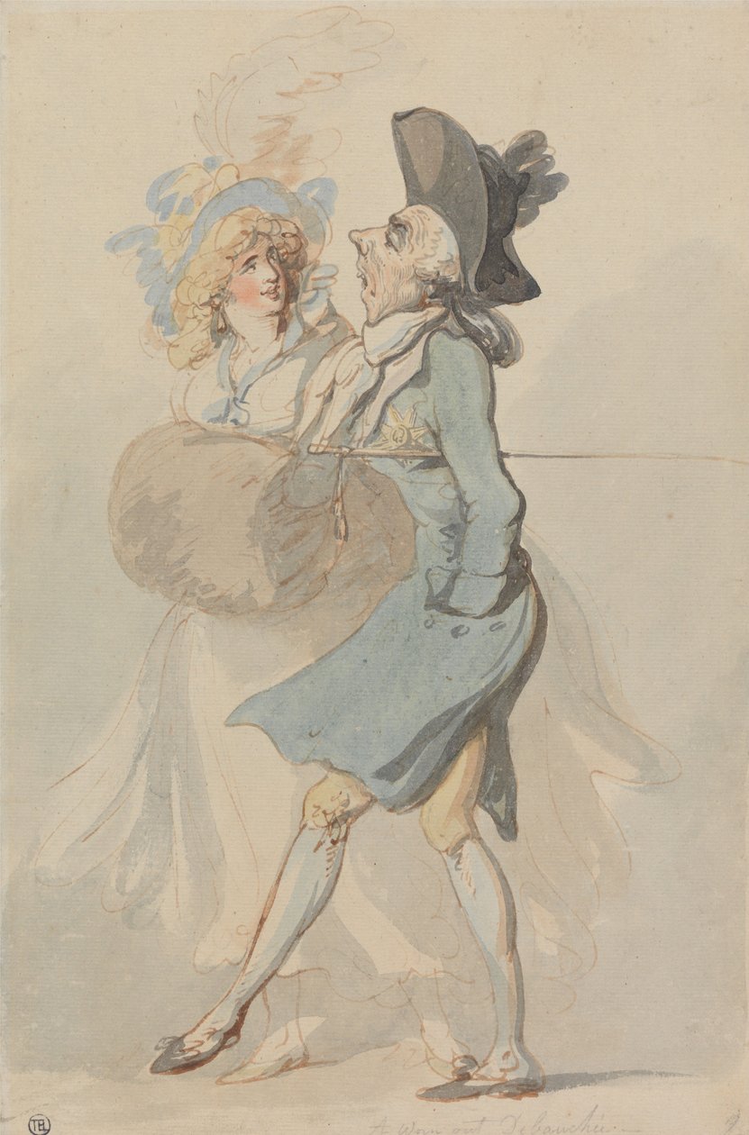 Uma libertina desgastada de Thomas Rowlandson