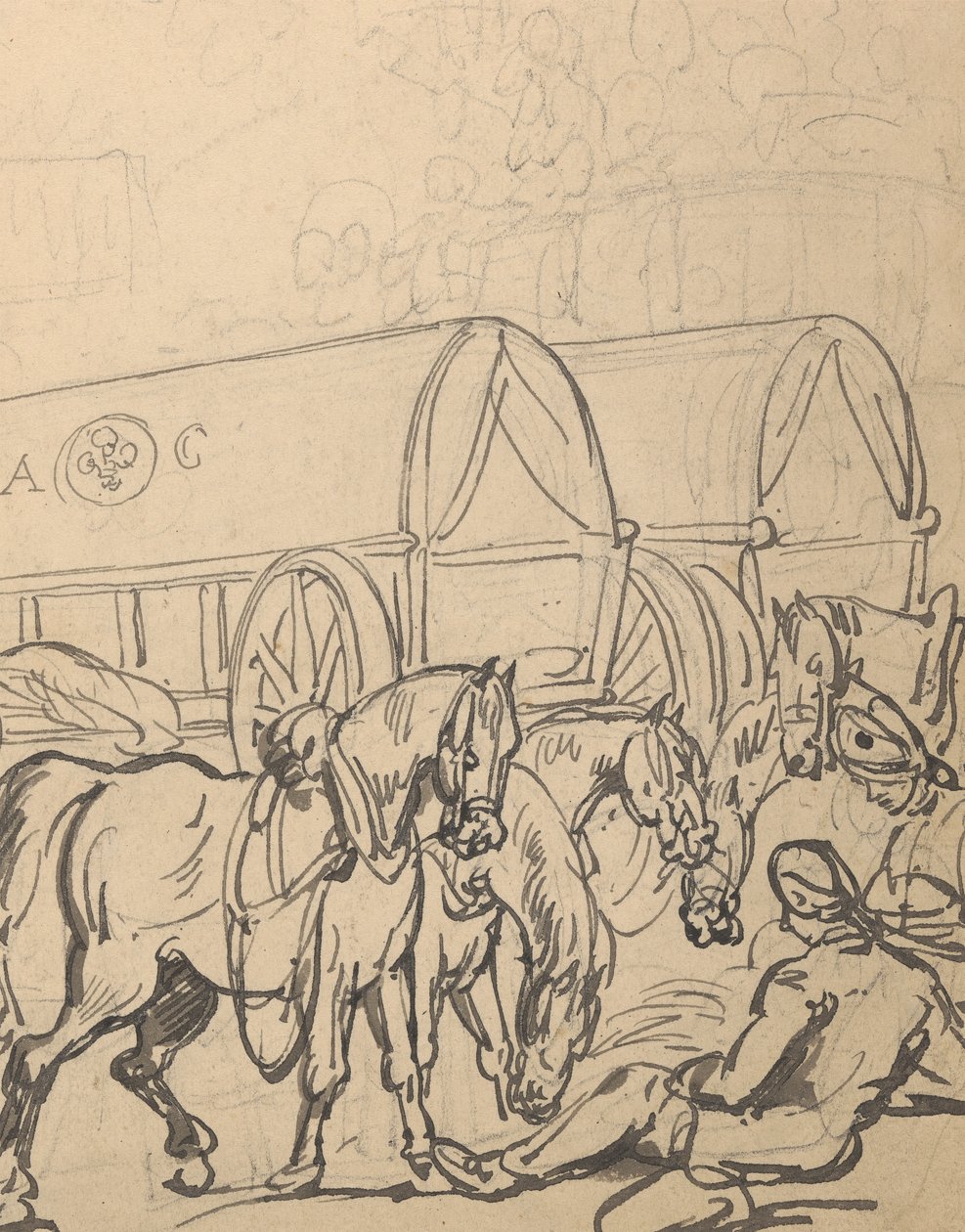 Desenho de álbuns de Thomas Rowlandson