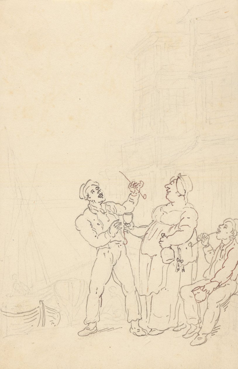 Desenho do álbum de Thomas Rowlandson