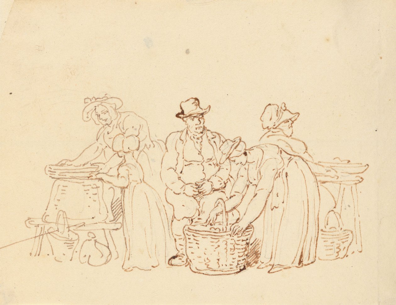 Desenho do álbum de Thomas Rowlandson