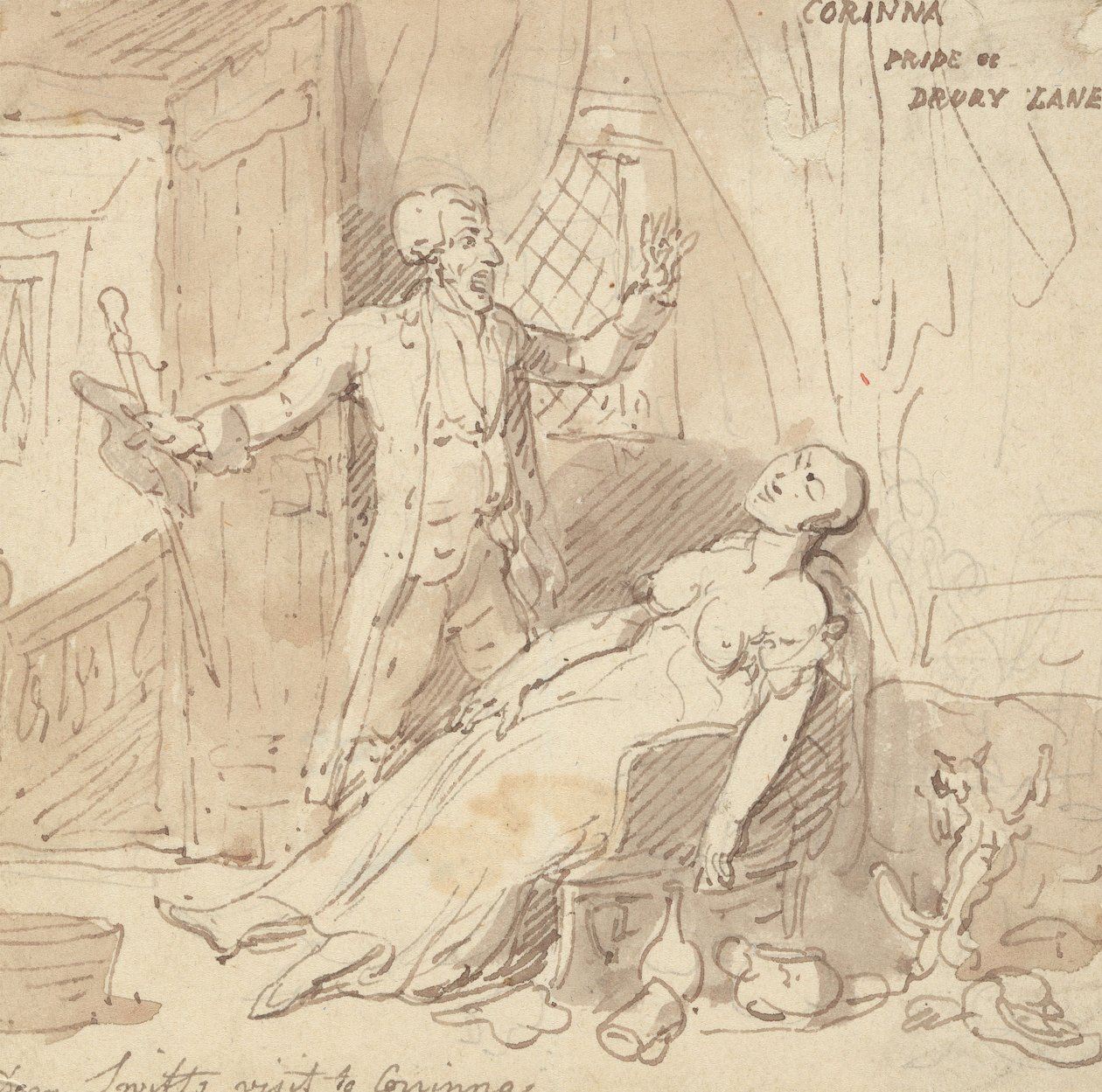 Desenho do álbum de Thomas Rowlandson