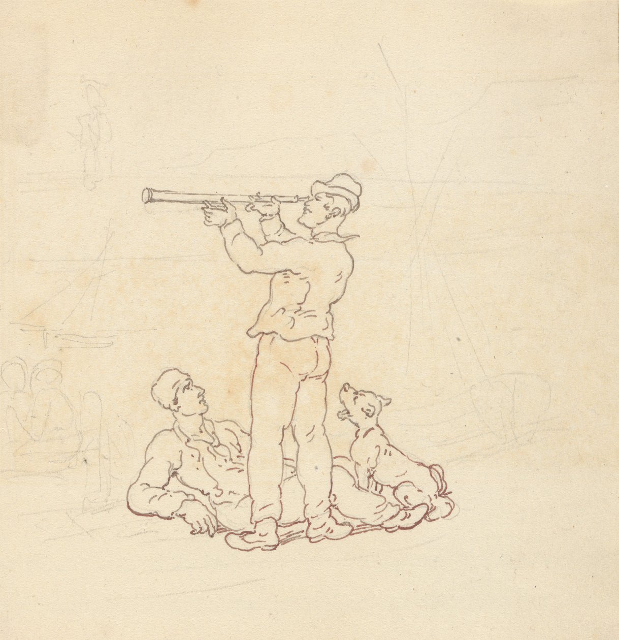 Desenho do álbum de Thomas Rowlandson