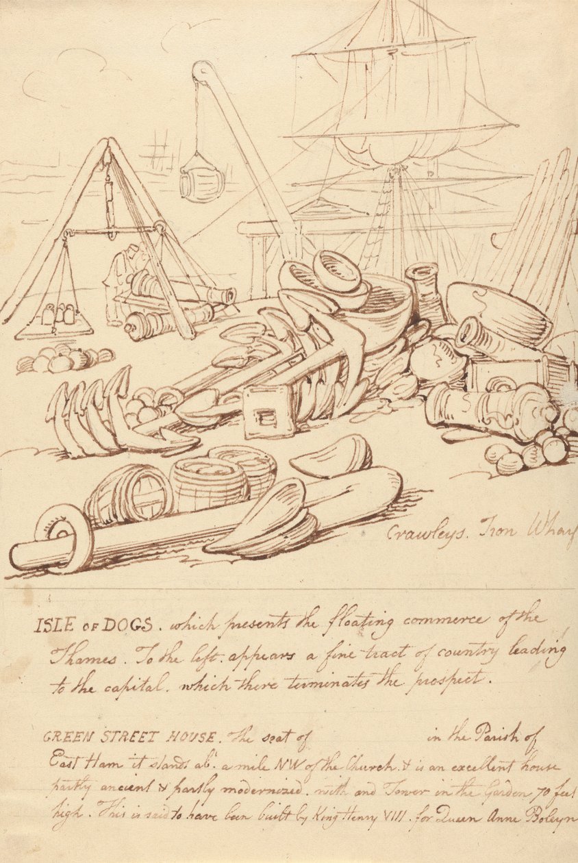 Desenho do álbum de Thomas Rowlandson