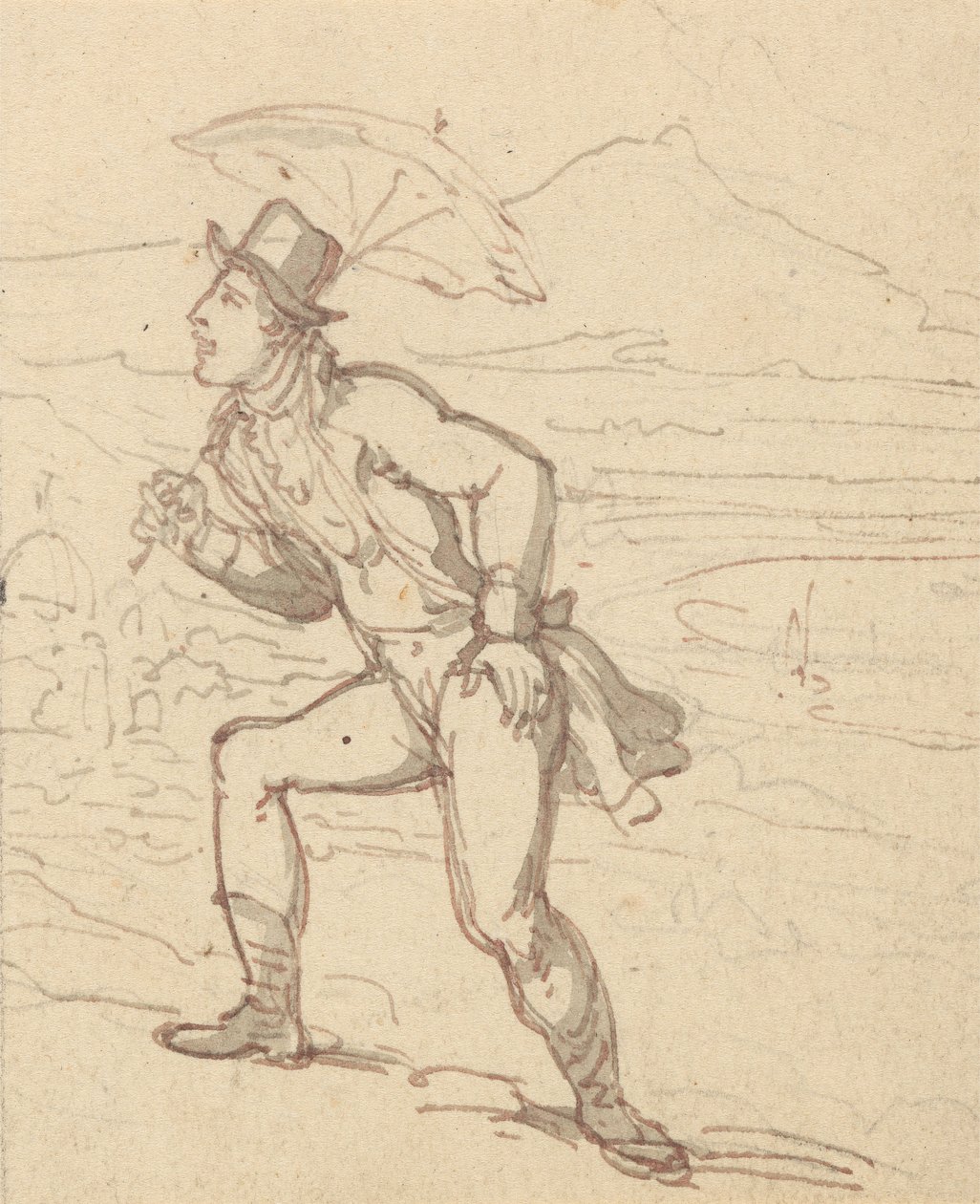 Desenho do álbum de Thomas Rowlandson