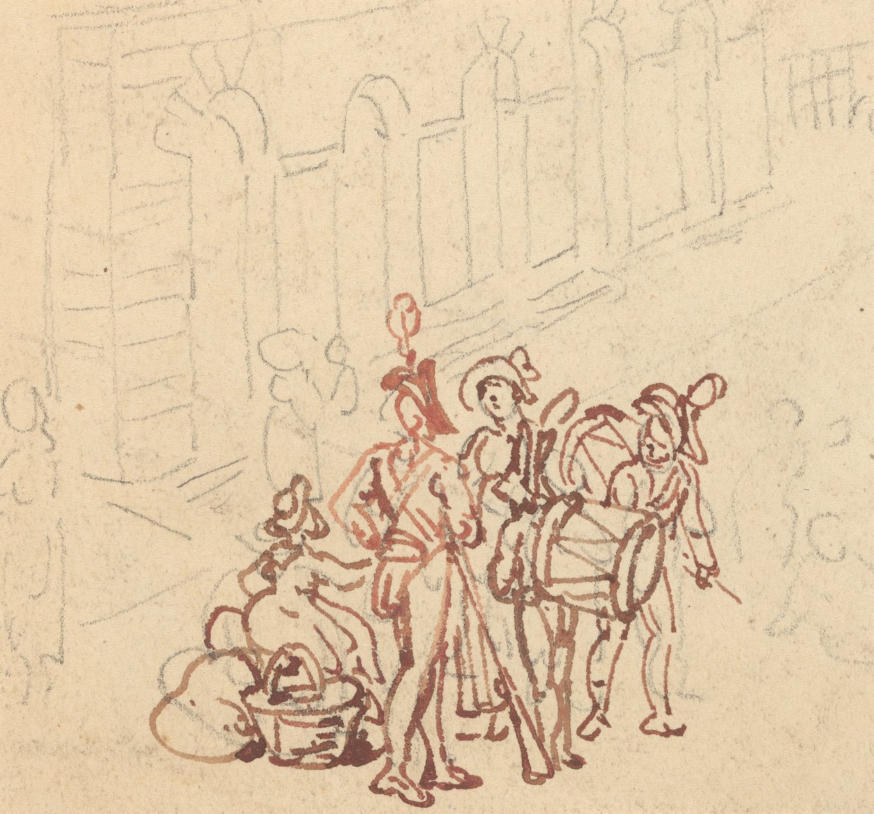 Desenho do álbum de Thomas Rowlandson