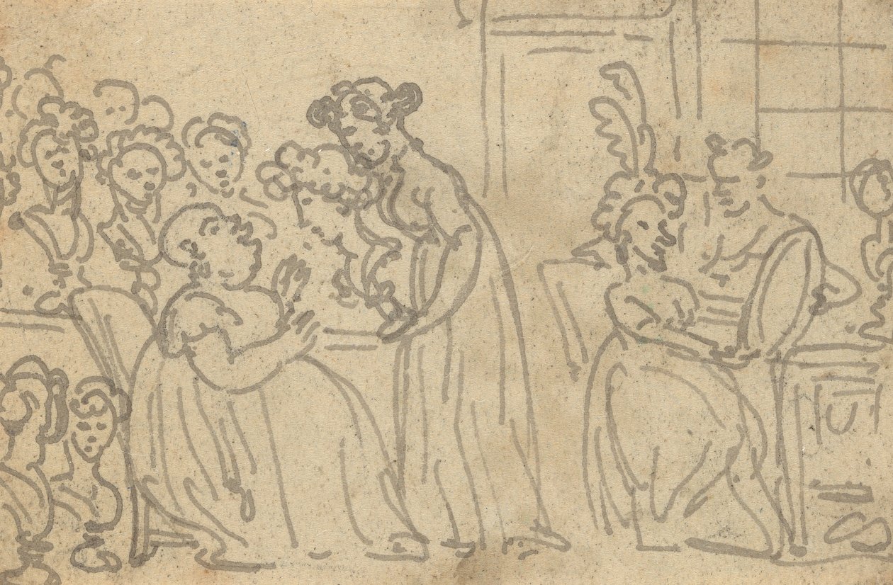 Desenho do álbum de Thomas Rowlandson