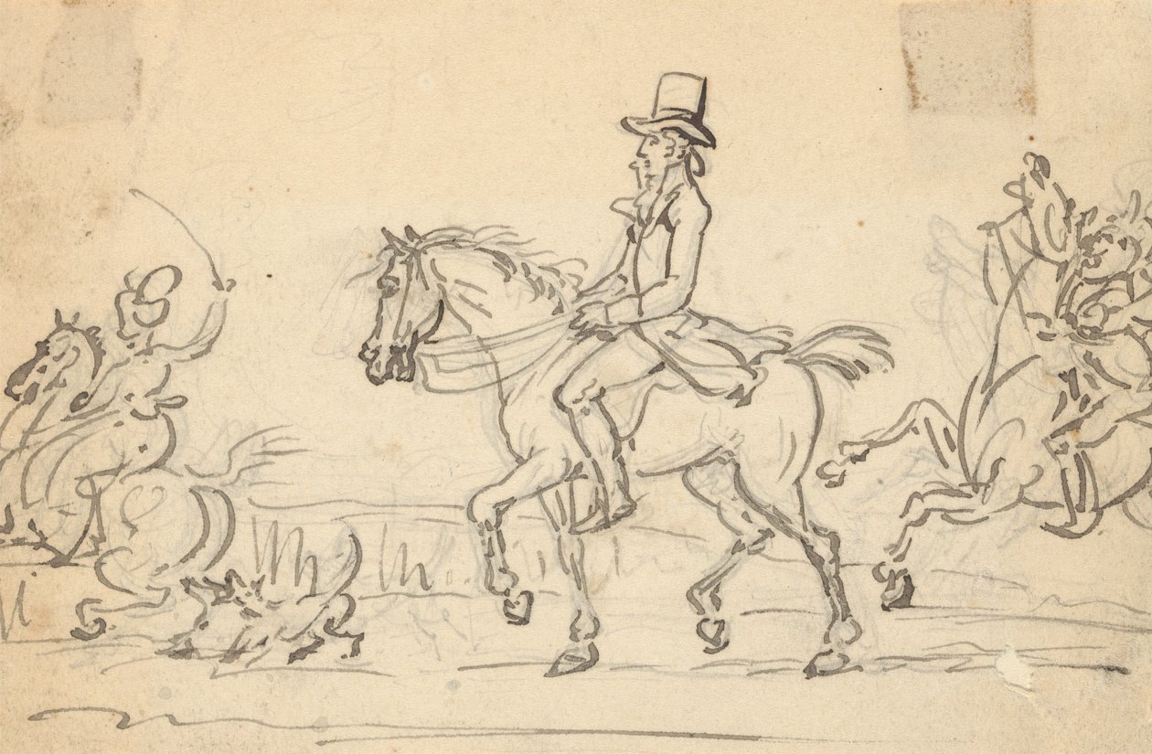 Desenho do álbum de Thomas Rowlandson