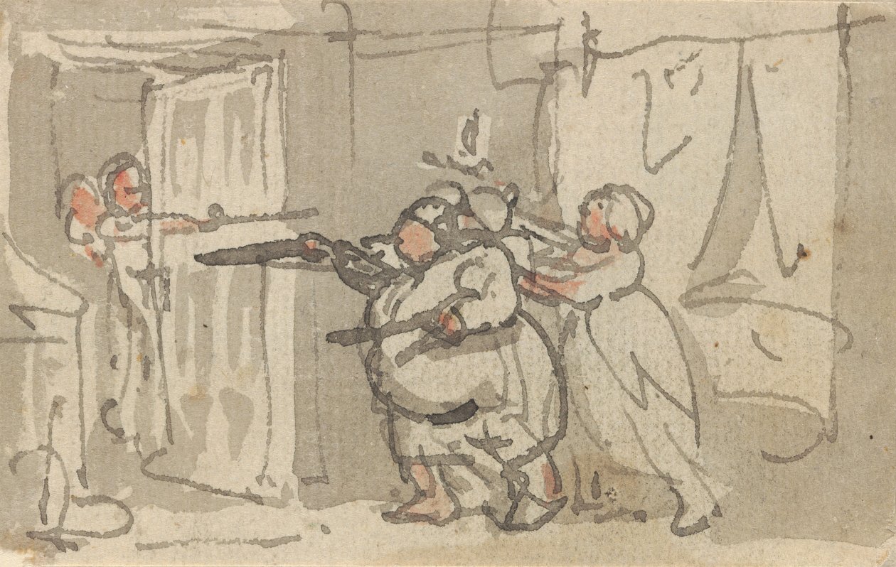Desenho do álbum de Thomas Rowlandson