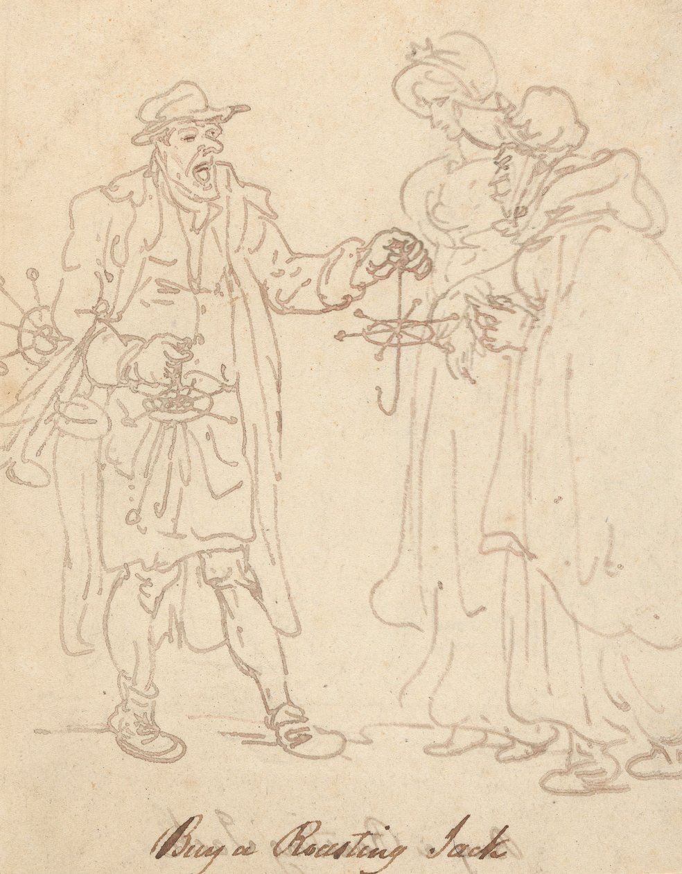Desenho do álbum de Thomas Rowlandson