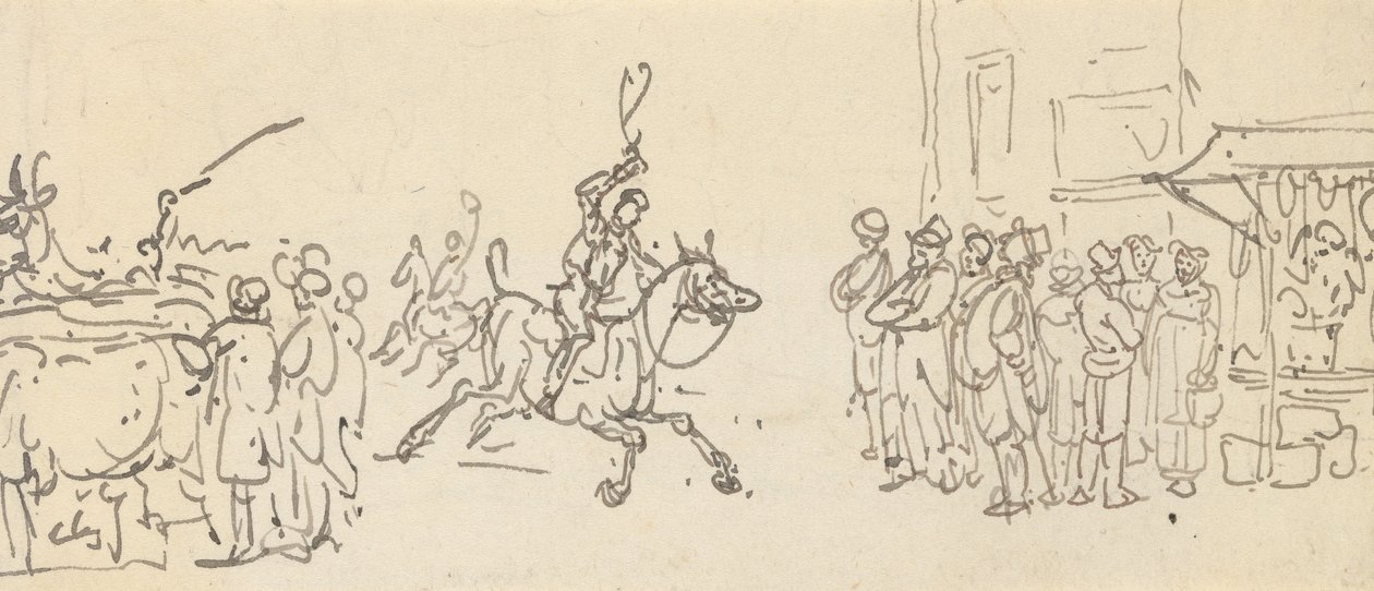 Desenho do álbum de Thomas Rowlandson