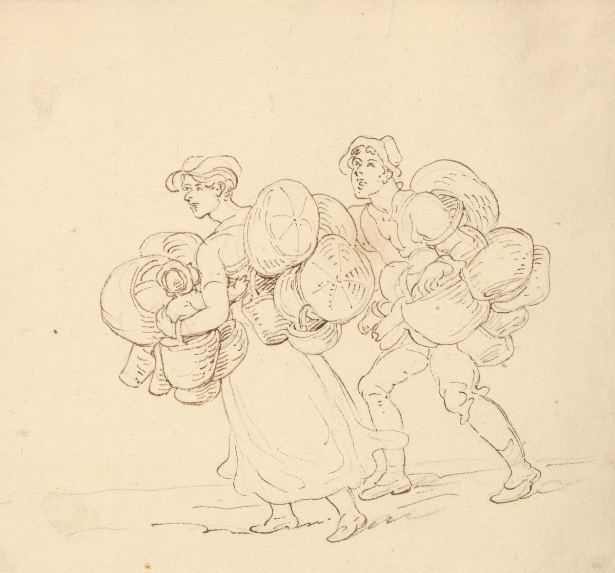 Desenho do álbum de Thomas Rowlandson