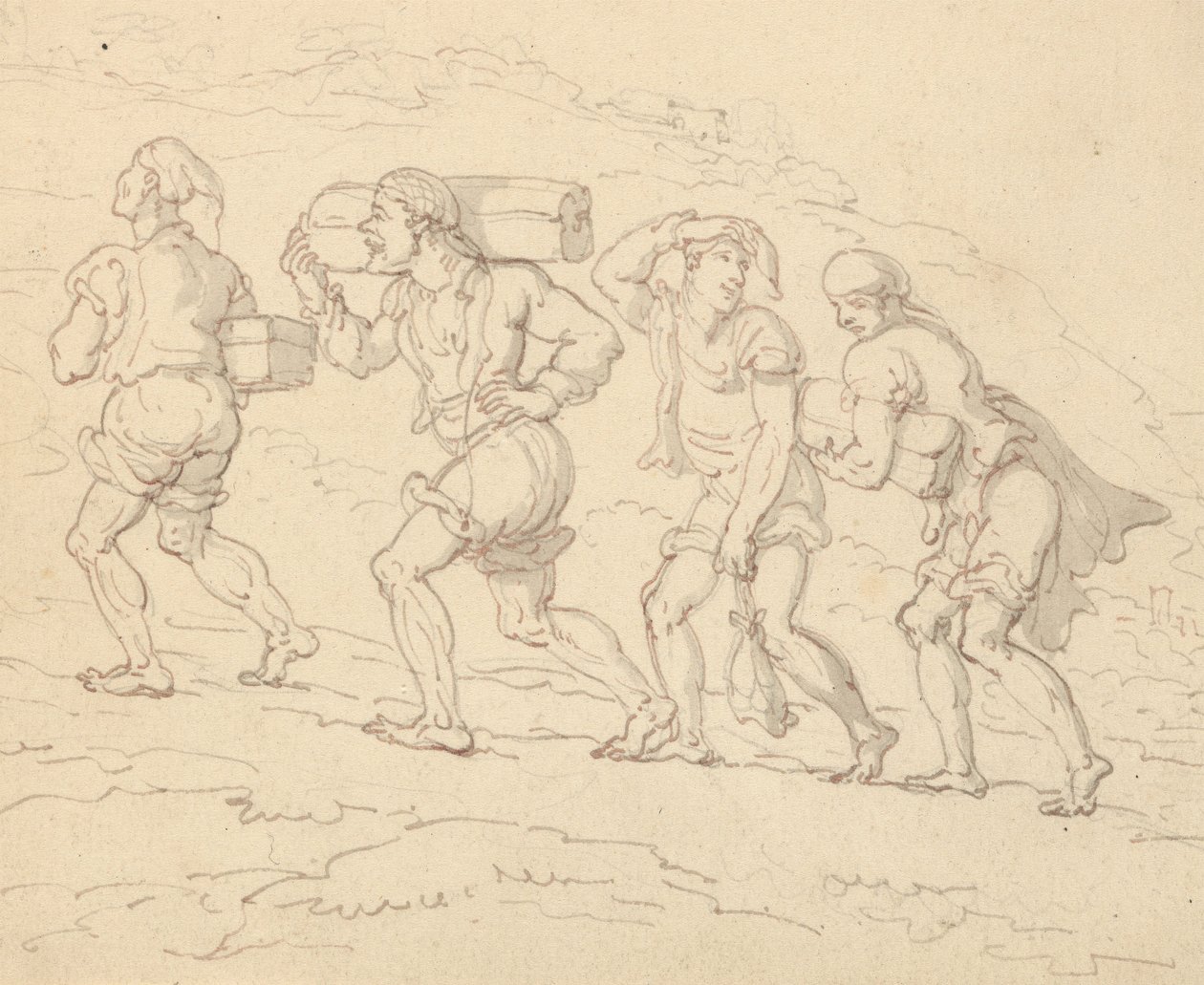 Desenho do álbum de Thomas Rowlandson