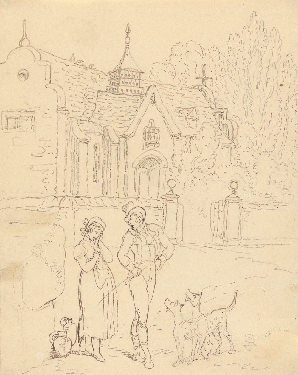 Desenho do álbum de Thomas Rowlandson