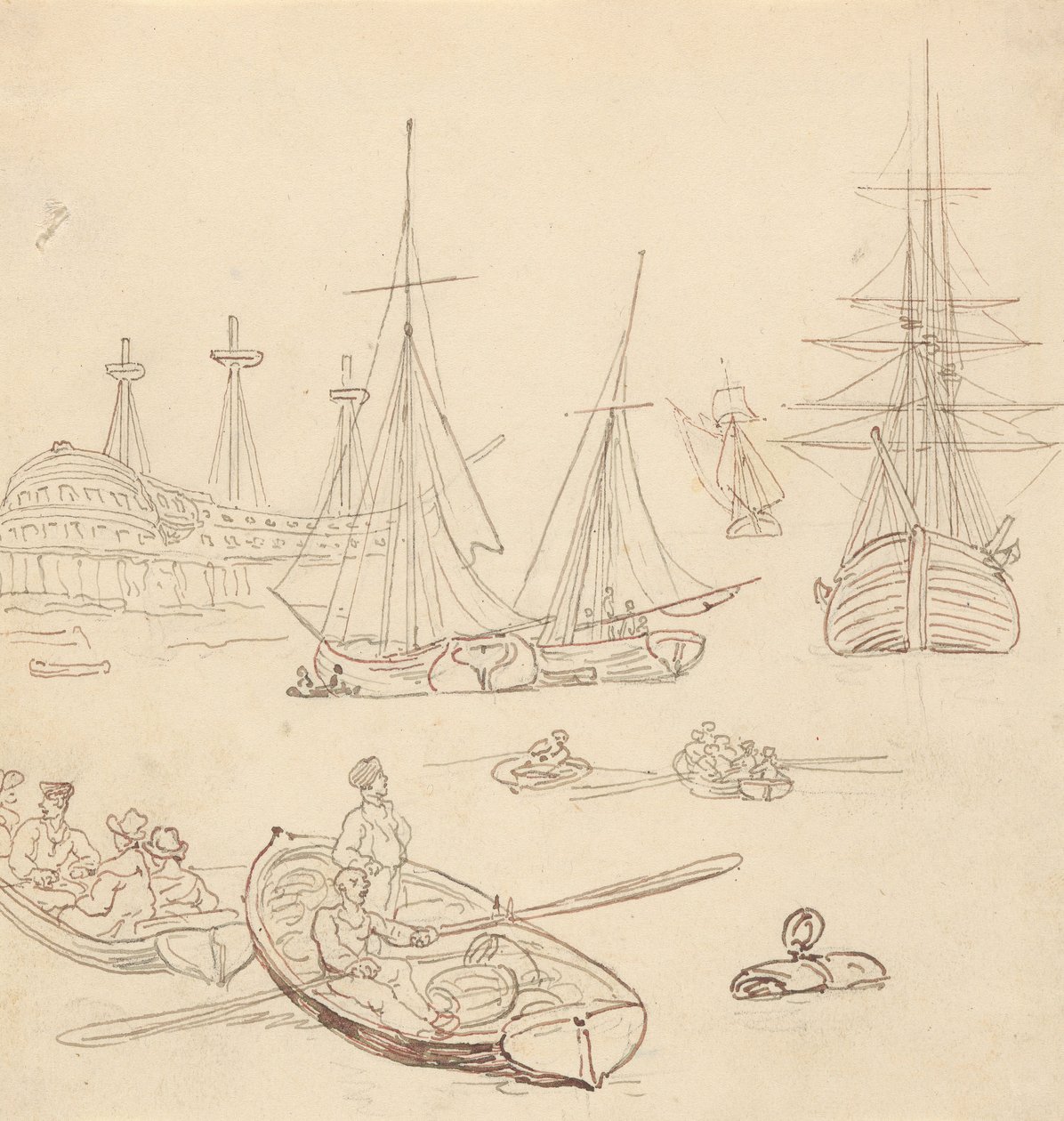 Desenho do álbum de Thomas Rowlandson