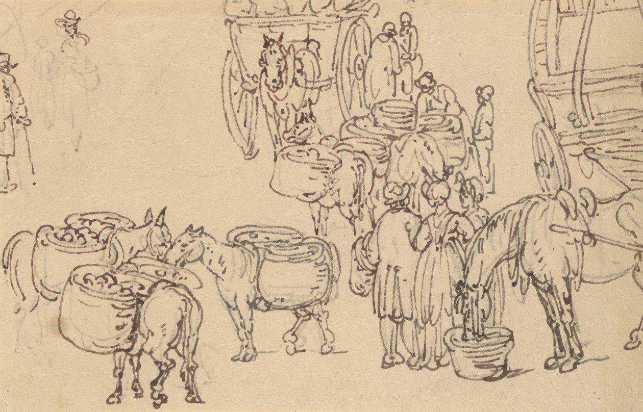 Desenho do álbum de Thomas Rowlandson
