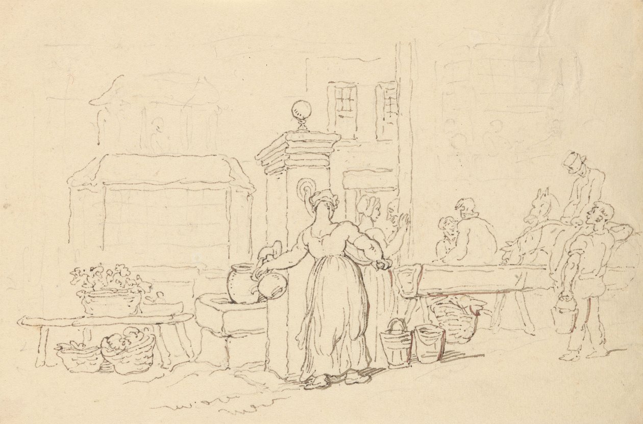 Desenho do álbum de Thomas Rowlandson