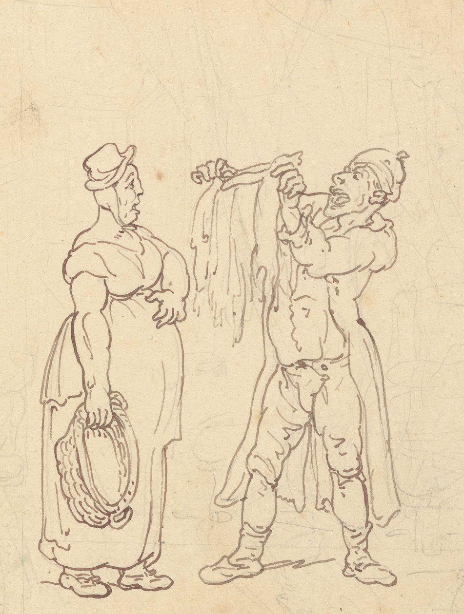 Desenho do álbum de Thomas Rowlandson