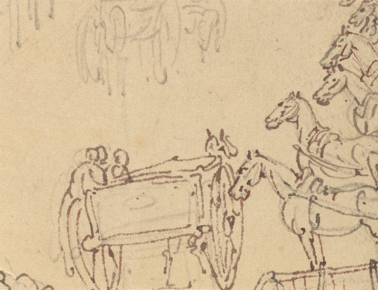 Desenho do álbum de Thomas Rowlandson