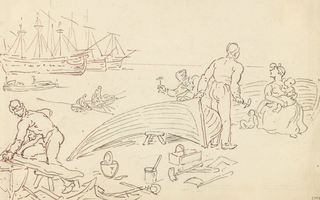 Desenho do álbum de Thomas Rowlandson