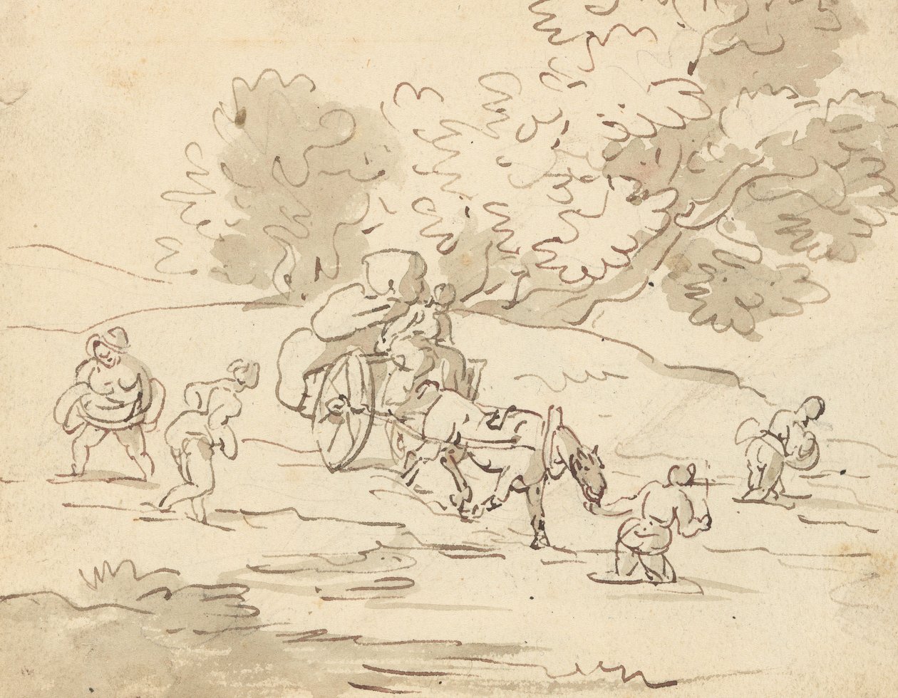 Desenho do álbum de Thomas Rowlandson
