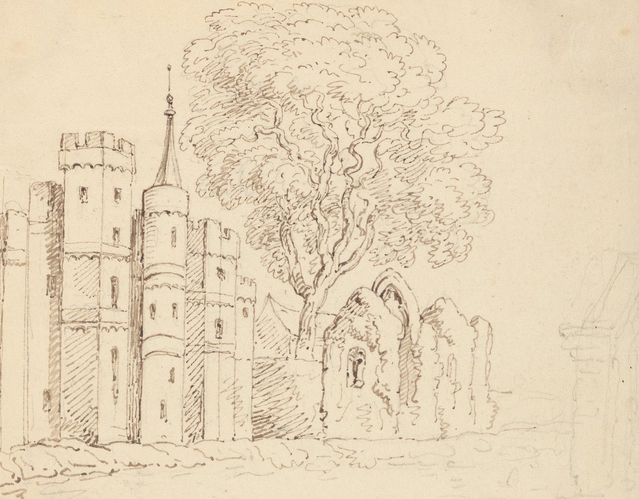 Desenho do álbum de Thomas Rowlandson