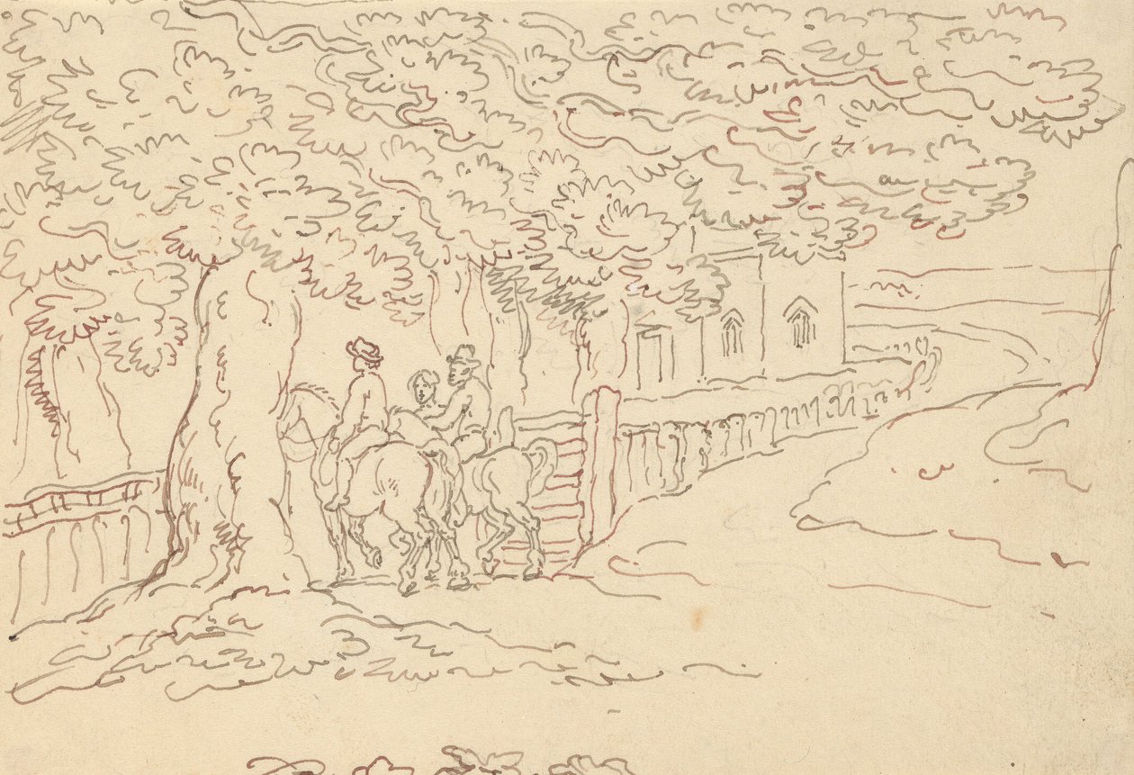 Desenho do álbum de Thomas Rowlandson