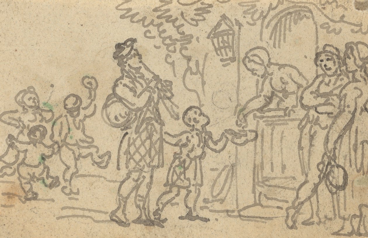 Desenho do álbum de Thomas Rowlandson