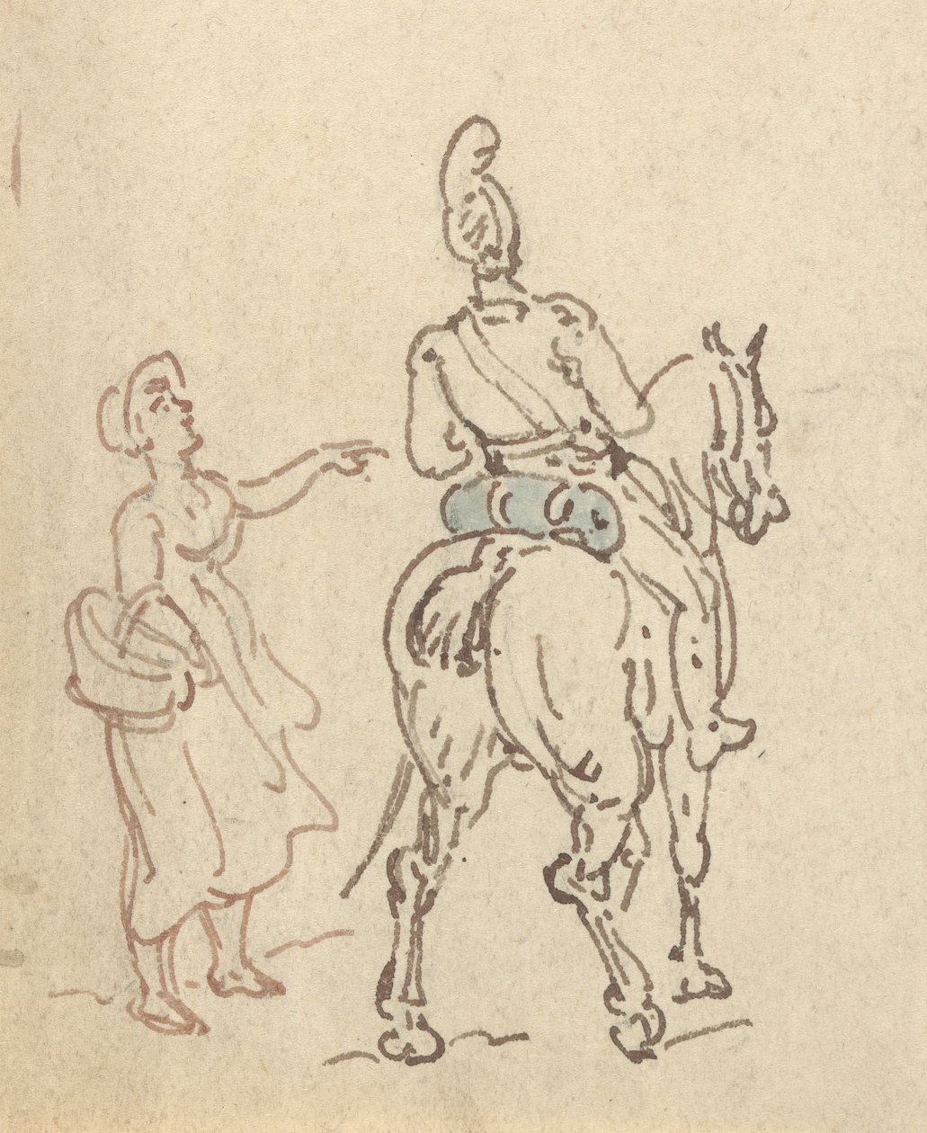 Desenho do álbum de Thomas Rowlandson