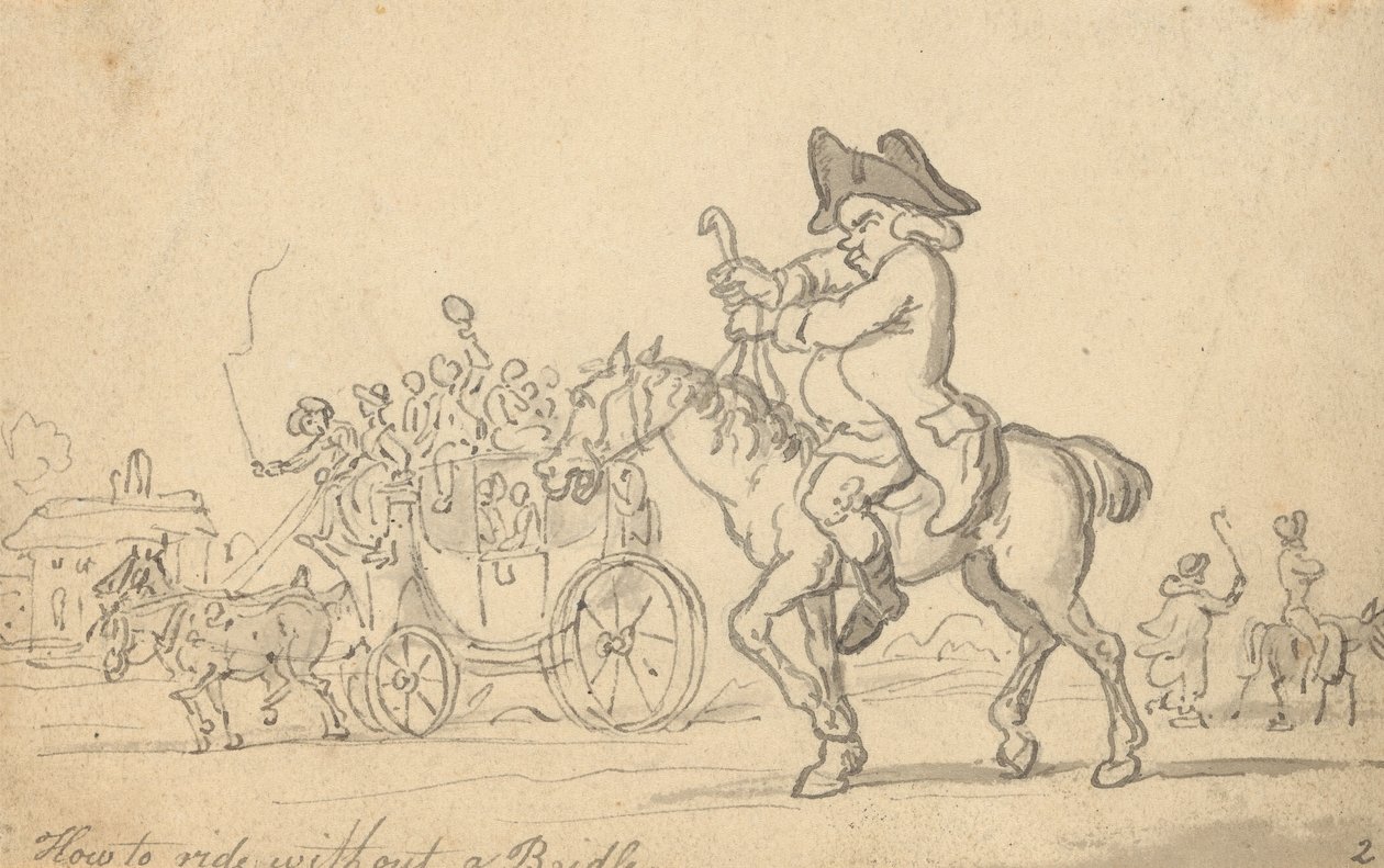 Desenho do álbum de Thomas Rowlandson