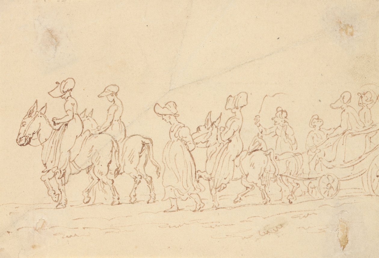 Desenho do álbum de Thomas Rowlandson