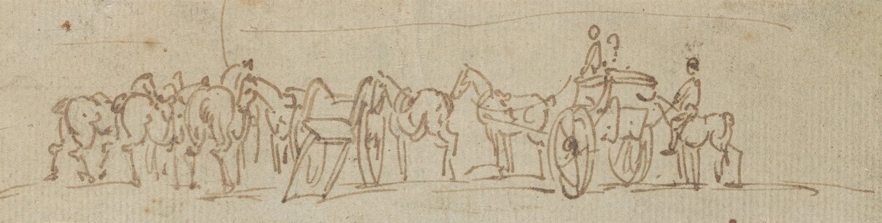Desenho do álbum de Thomas Rowlandson