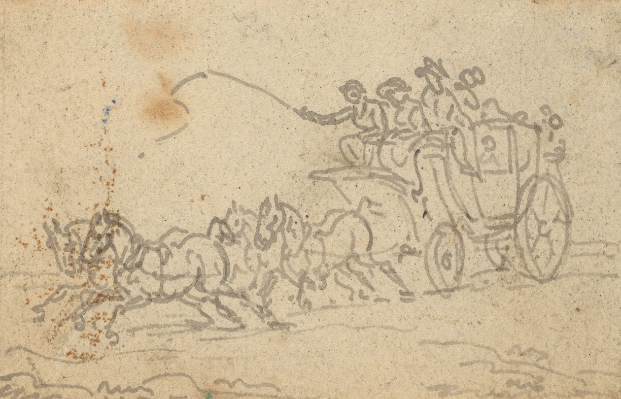 Desenho do álbum de Thomas Rowlandson