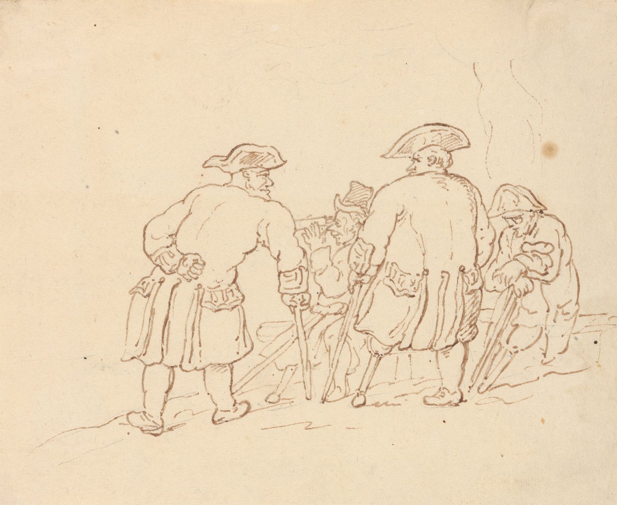 Desenho do álbum de Thomas Rowlandson