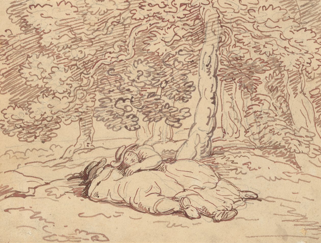 Desenho do álbum de Thomas Rowlandson