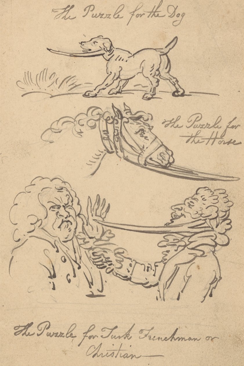 Desenho do álbum de Thomas Rowlandson