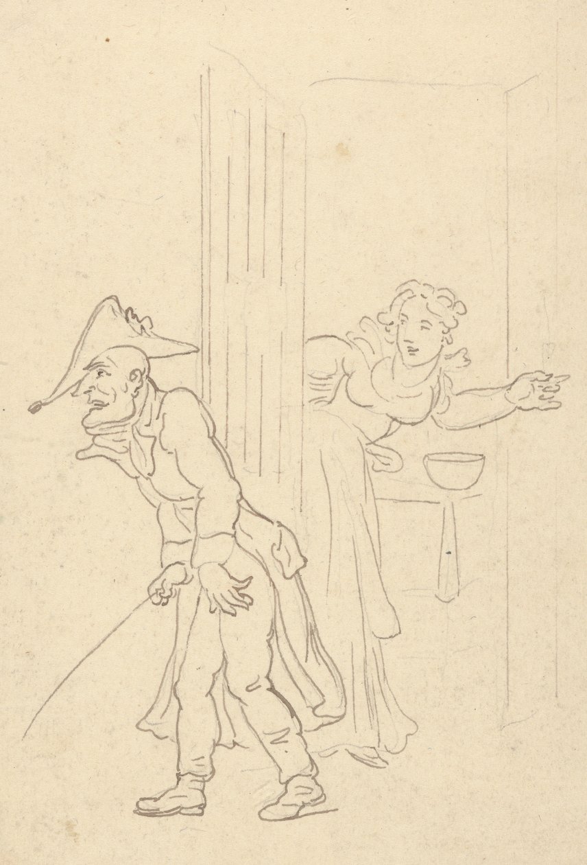 Desenho do álbum de Thomas Rowlandson