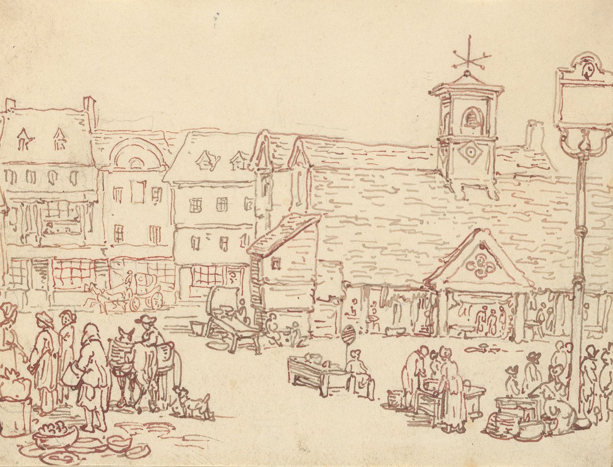 Desenho do álbum de Thomas Rowlandson